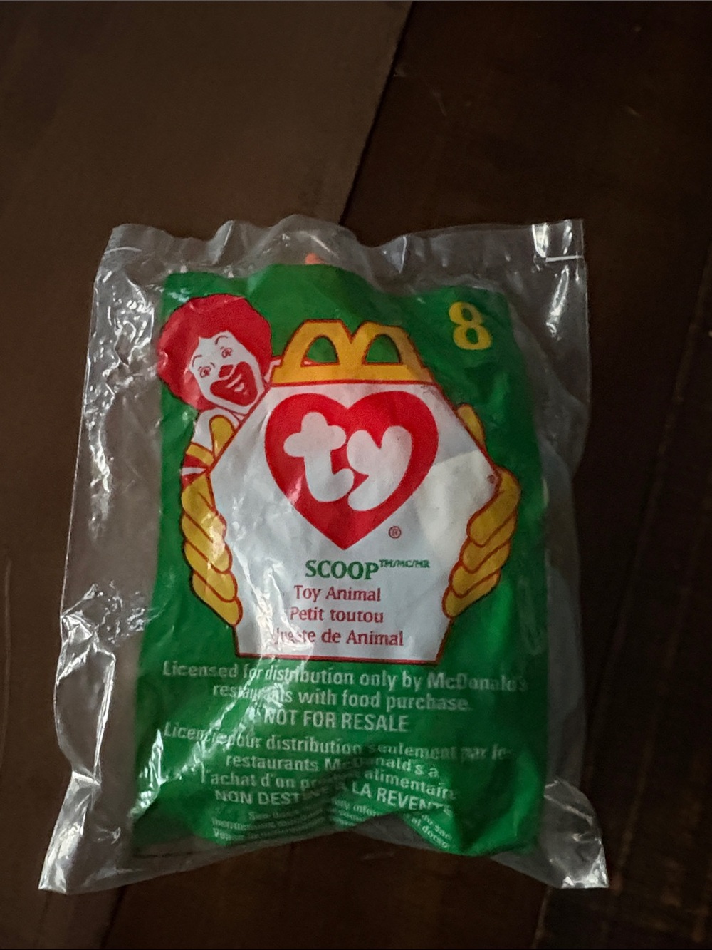 Ty Scoop the Pelican Teenie Beanie Babies Plush Pelican-  McDonalds